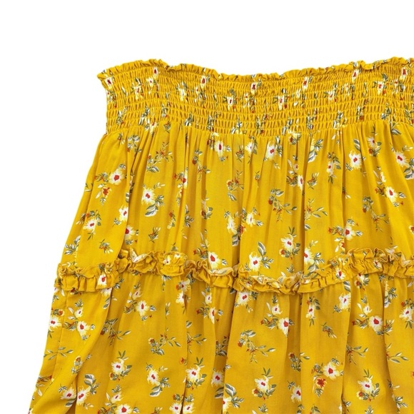 NWT Floral Ruffle Tiered Mini Skirt - Picture 1 of 10